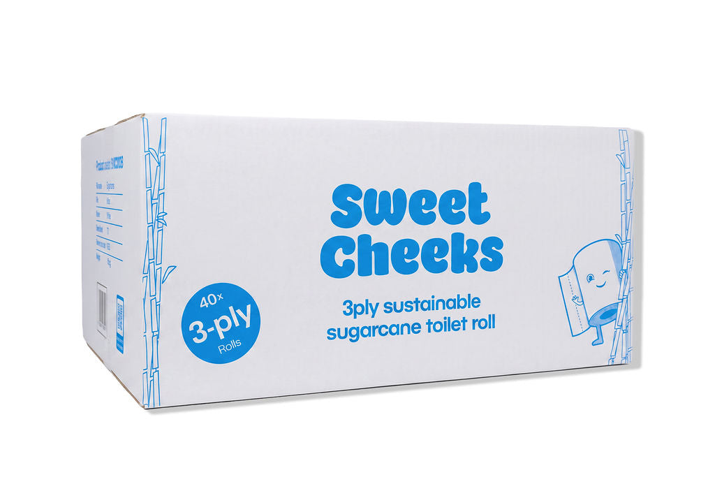 3-ply Sustainable Sugarcane Toilet Roll