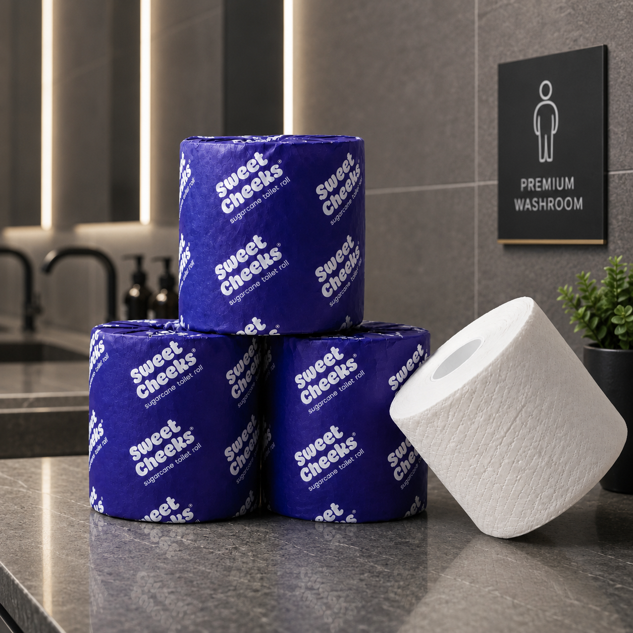 5-ply Sugarcane Toilet Roll