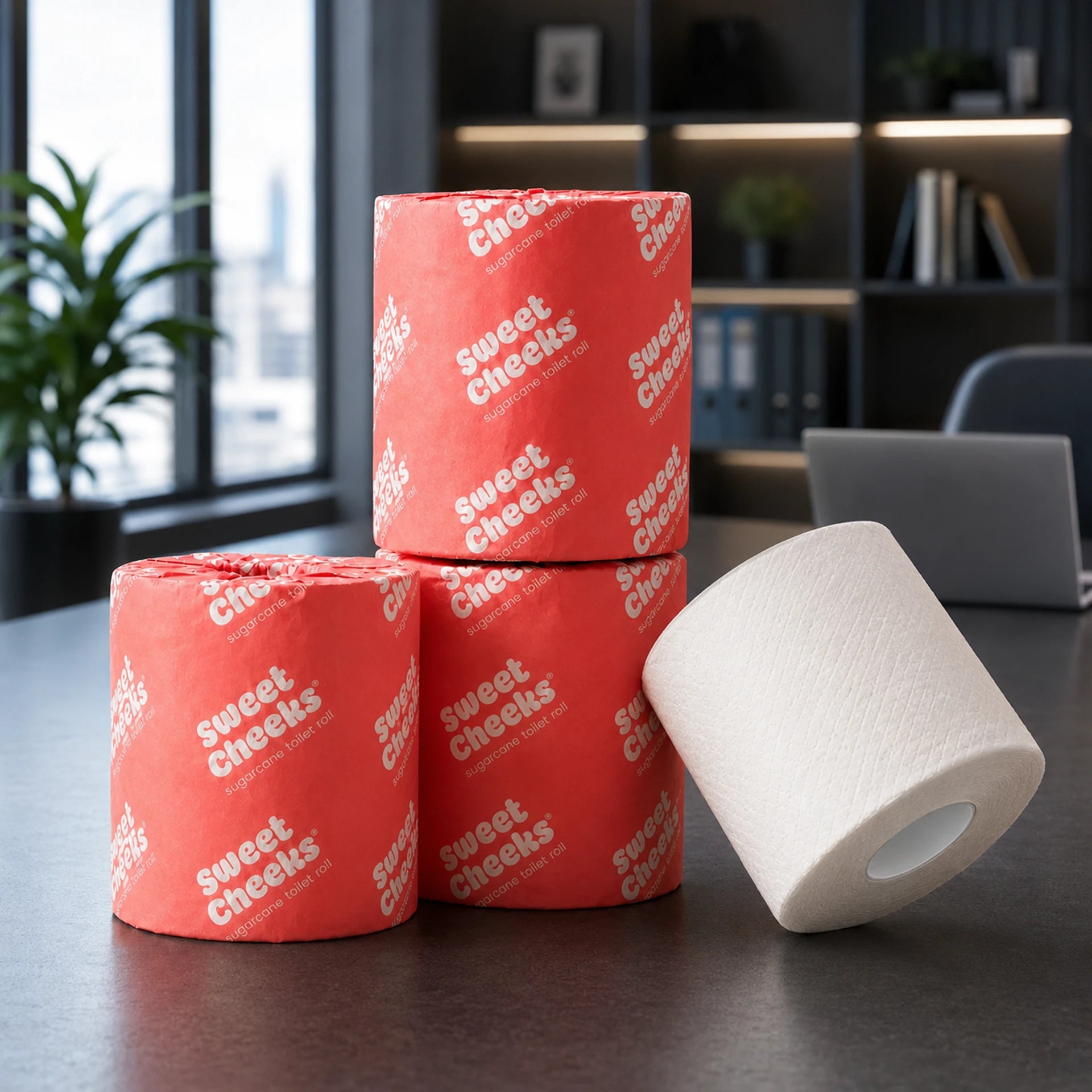 3-ply Sugarcane Toilet Roll