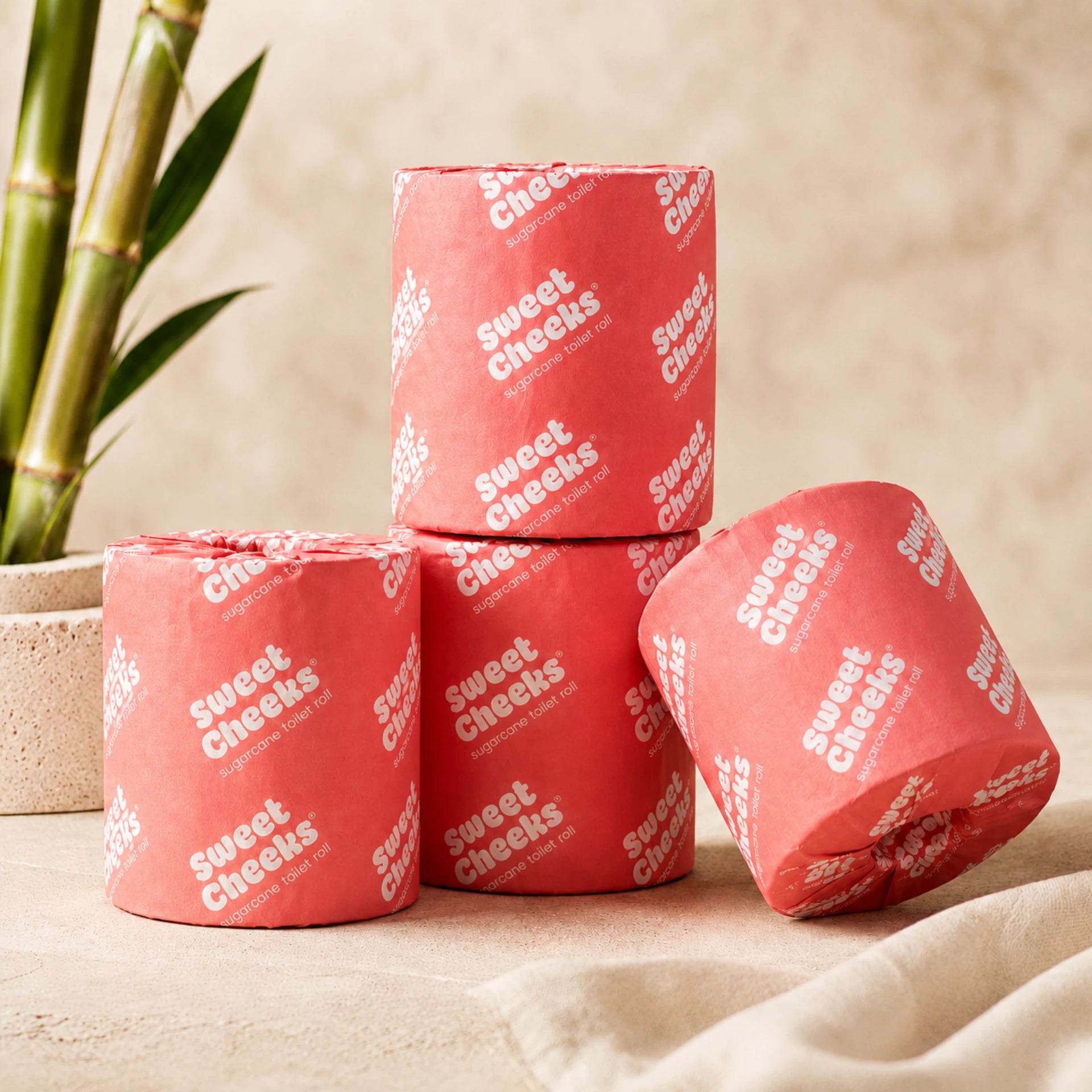 3-ply Sustainable Sugarcane Toilet Roll
