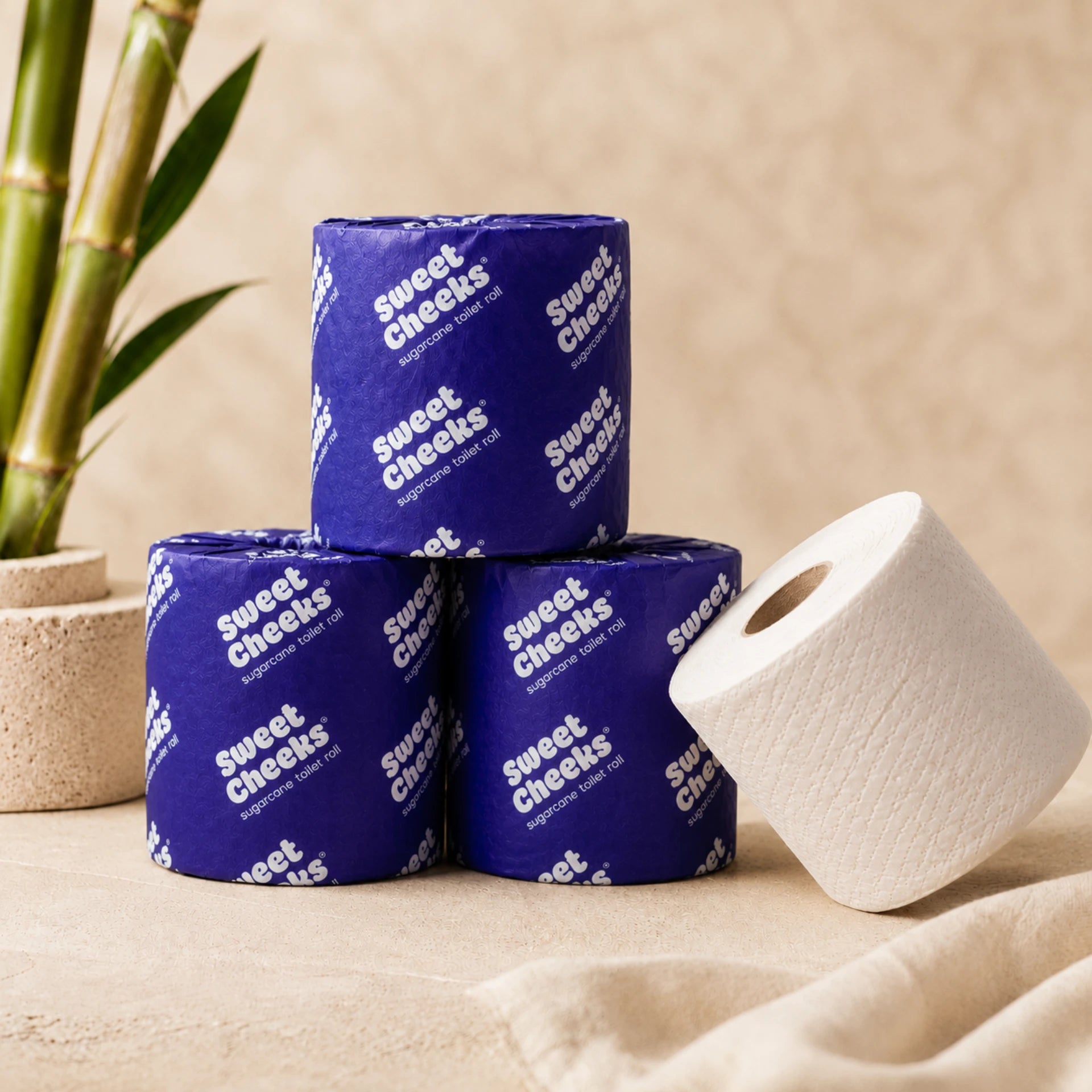 5-ply Luxury Sustainable Sugarcane Toilet Roll