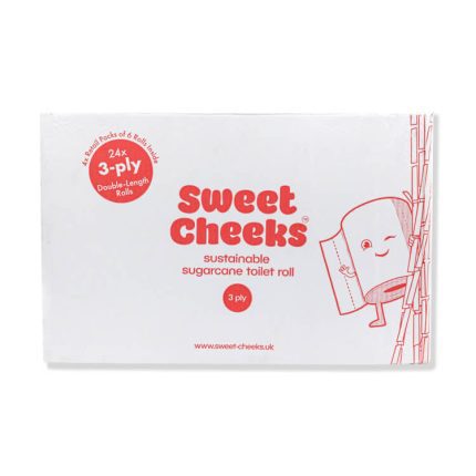 Sweet Cheeks 3-Ply Toilet Roll Box of 24