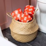 Sweet Cheeks 3-Ply Toilet Roll in Basket